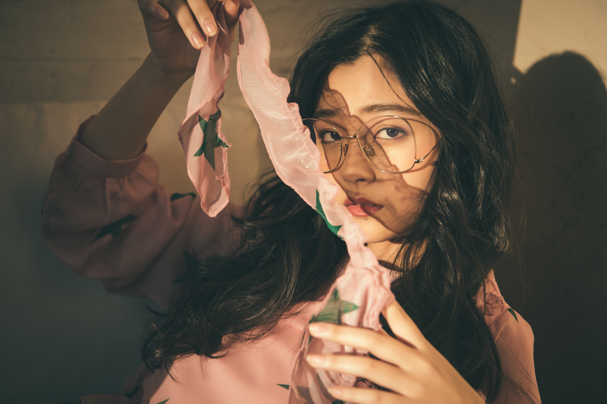 雑誌「COVER hair's magazine」モデル・花音／ CREATIVEスタイル　ヘアメイク解説