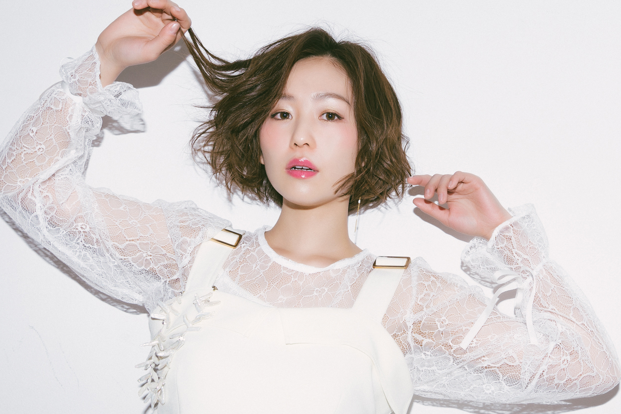 雑誌「COVER hair's magazine」モデル・千国めぐみ／ CREATIVEスタイル　ヘアメイク解説