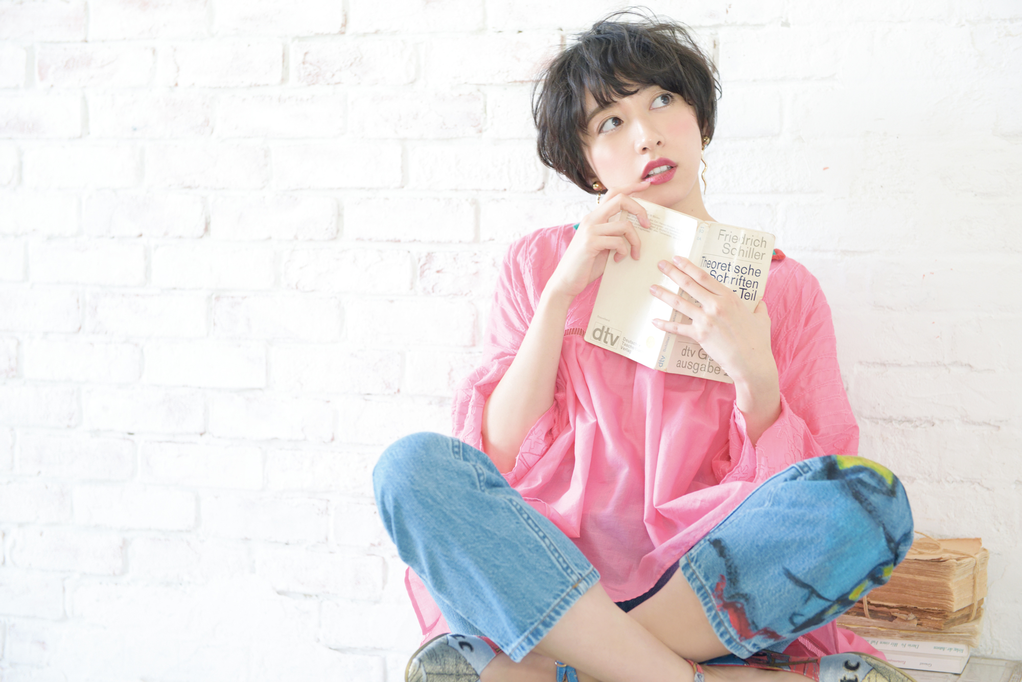 雑誌「COVER hair's magazine」特集：ANTHOLOGY／モデル・井本まほヘアメイク解説