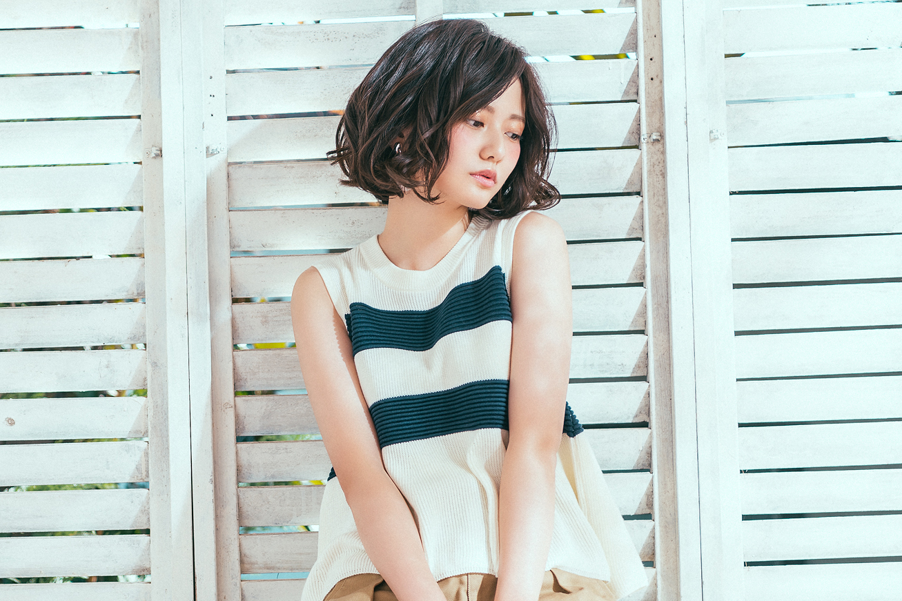 雑誌「COVER hair's magazine」モデル・塗木莉緒／ ANTHOLOGYスタイル　ヘアメイク解説